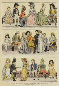 Pukututkimukset Lasten Fancy Dress Ballissa (chromolitho)